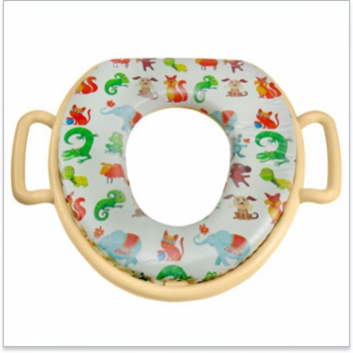 Сиденье-вкладыш детское мягкое Океан с ручками ЛЮКС (1/25)