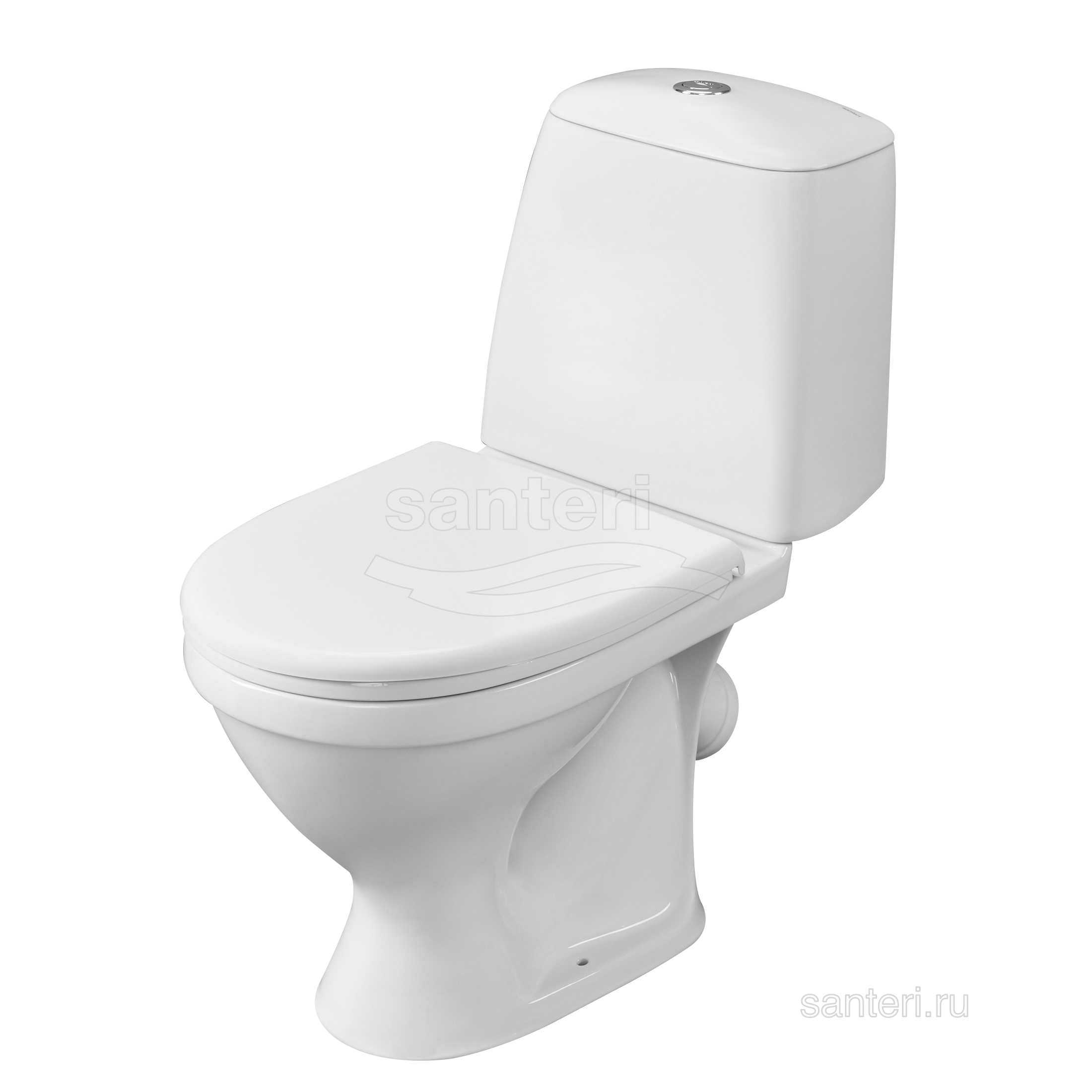 Унитаз-компакт "Соната" БЕЛЫЙ /Santeri/