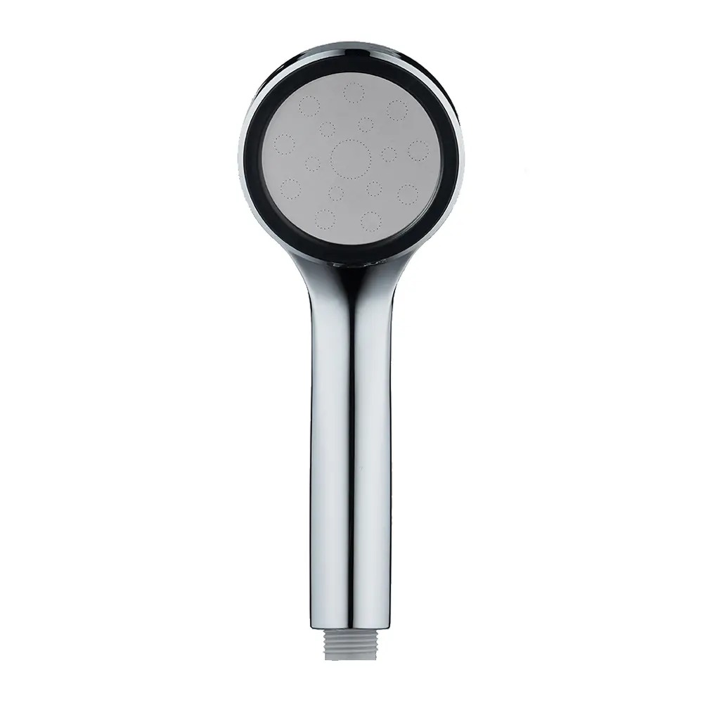 Лейка душевая хром с чёрной вставкой (100/1)