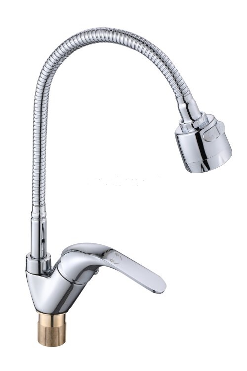 033523 Смеситель для кухни гибкий излив (10/1)