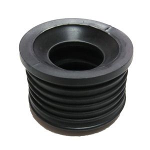 Манжета переходная d25х40 трехлепестковая черная 1-0009