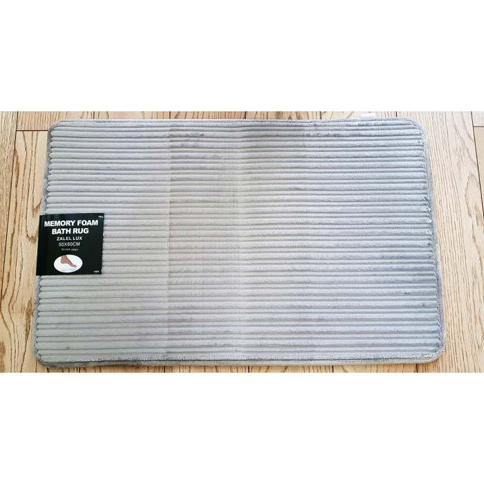Коврик для ван. комн. “Memory stripes Lux” 50*80 Grey