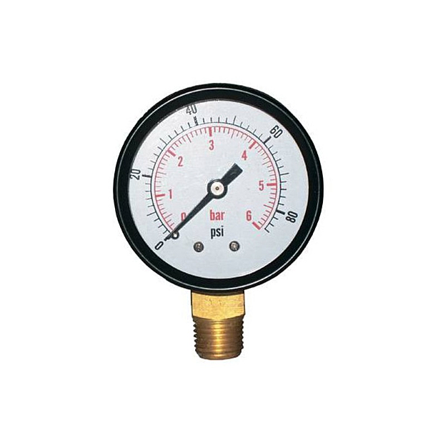 Манометр радиальный (верт.)  6-BAR YLA6 ViEiR (1/100)