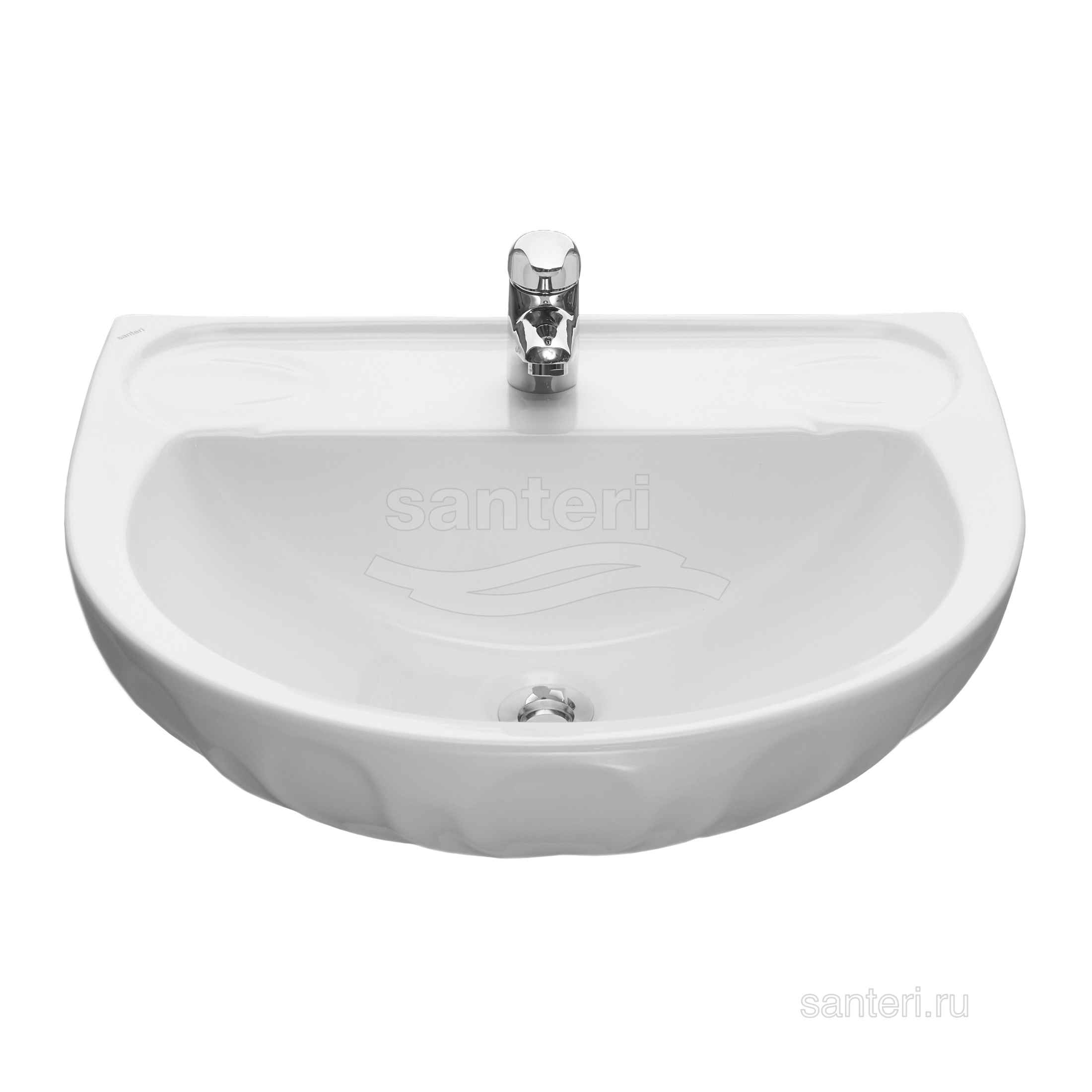 Умывальник "Лотос" БЕЛЫЙ /Santeri/ (п визит)