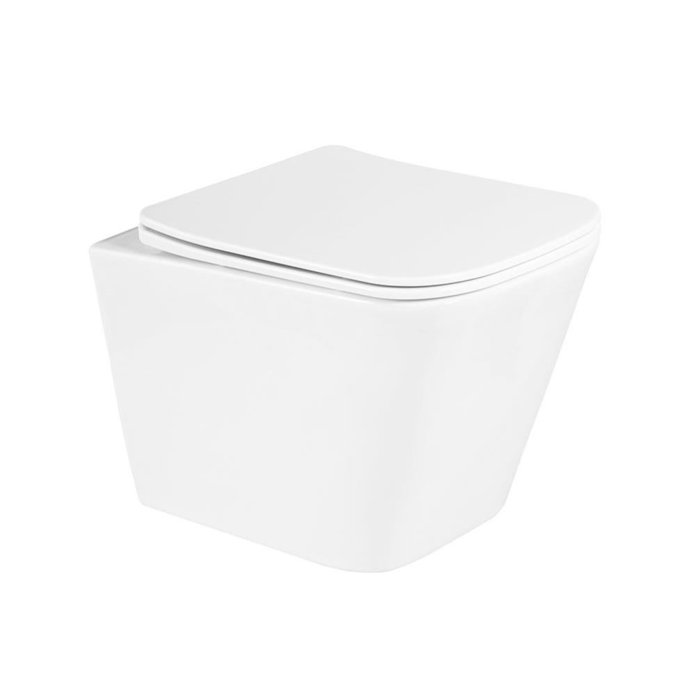 Унитаз подвесной безободковый BELBAGNO DUE с сиденьем Soft-Close BB3103CHR/SC