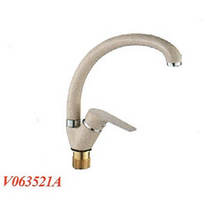 063521A Смеситель для кухни "утка" ПЕСОЧНЫЙ (10/1)