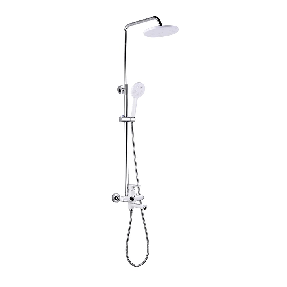263562F Душевая система белая/хром (4/1)