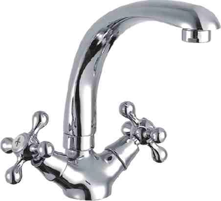 5876 Accoona Смеситель д/кухни 1/2 кер шпилька (4408) (2/20)