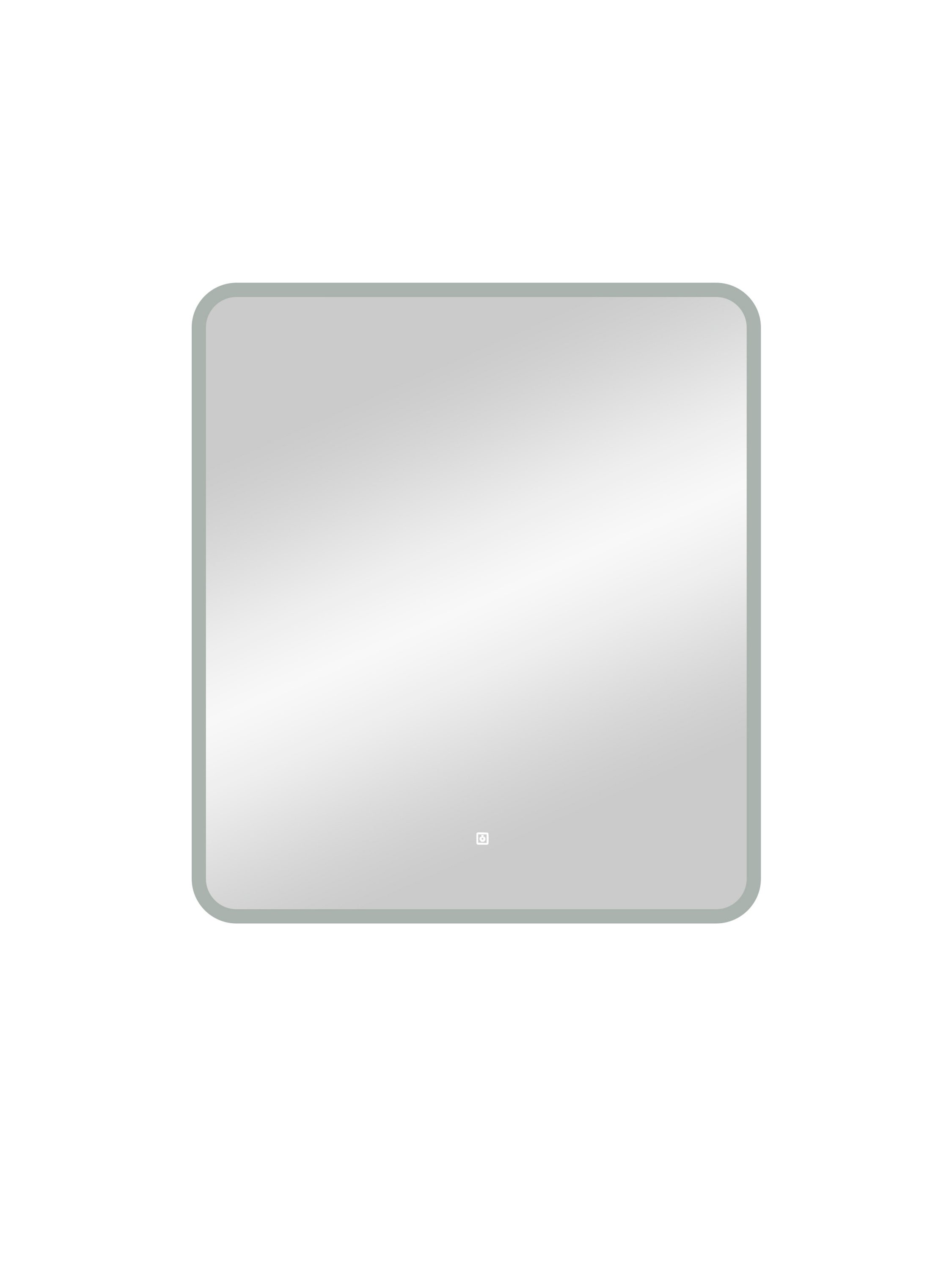 Зеркало с Led-подсв. "Glamour" 800х900 сенсор ЗЛП440