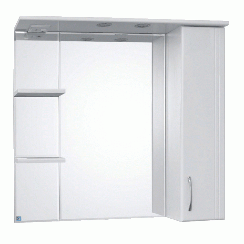 SL Зеркальный шкаф "ПАНДА 750" 800*750*180