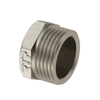 Заглушка латунная никелирован. Ш 1 1/2, РТП 31626