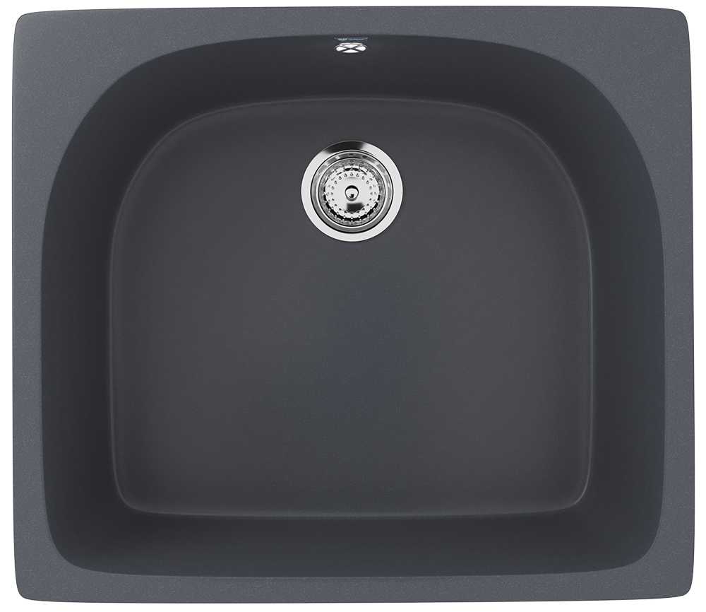 U-408-343 Мойка Ulgran 590*510 бол. чаша АНТРАЦИТ