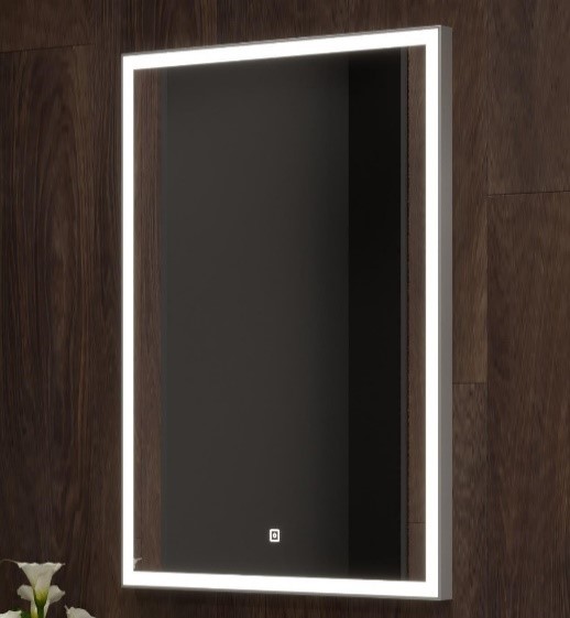 Зеркало с Led-подсв. "Frame Black" 600х800 сенсор ЗЛП948
