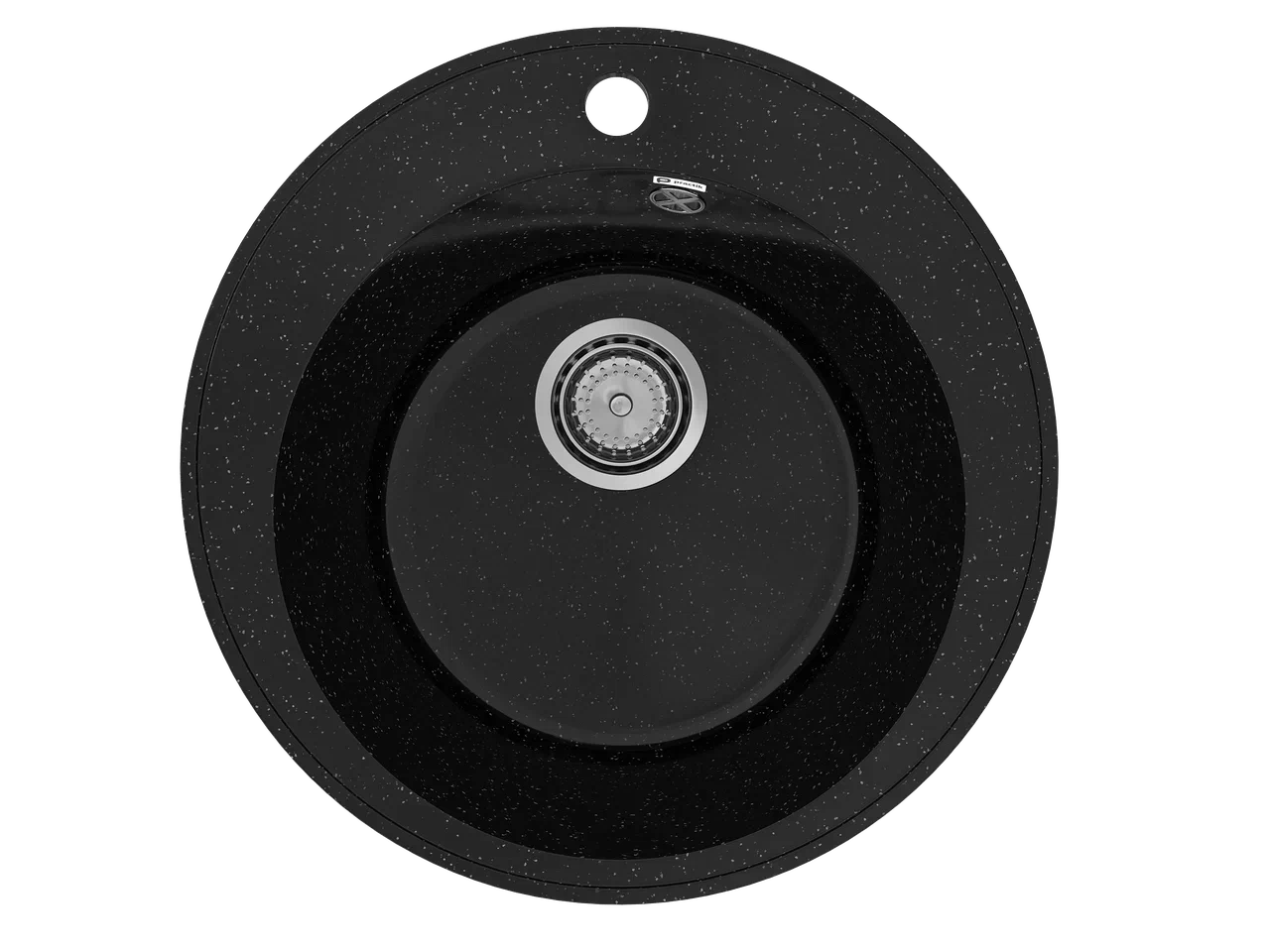 PR-M 475-004 Мойка Practik d475 ЧЕРНЫЙ ОНИКС без сифона
