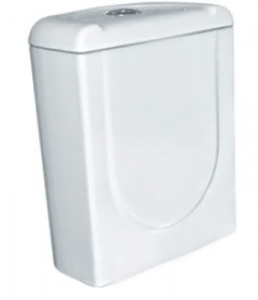 Бачок "Ирида" белый 15,5 см /Ст. Оскол/