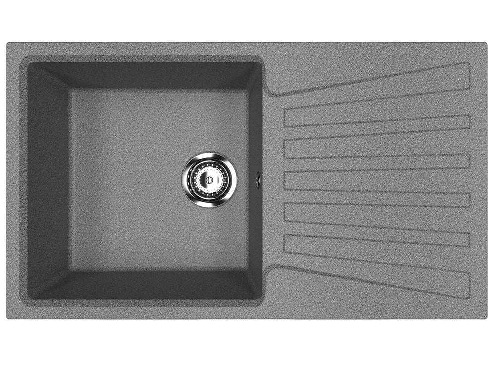 U-703-309 Мойка Ulgran 830*480 ТЕМНО-СЕРАЯ (203)