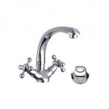 5877 Accoona Смеситель д/кухня 1/2 кер шпилька (4409) (2/20)