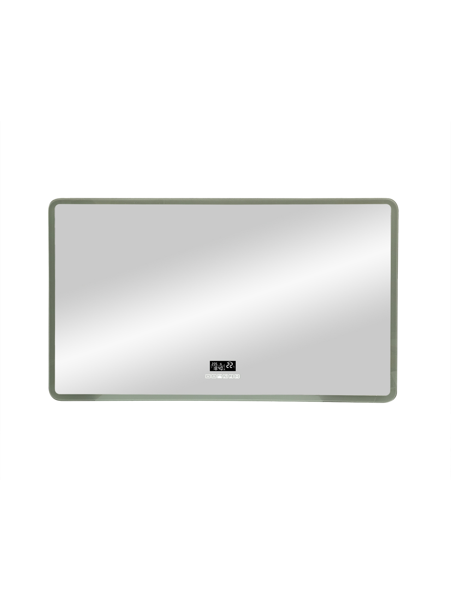 Зеркало с Led-подсв. "Demure" 1200х700 сенсор, с музыкальным блоком, подогревом. ЗЛП330