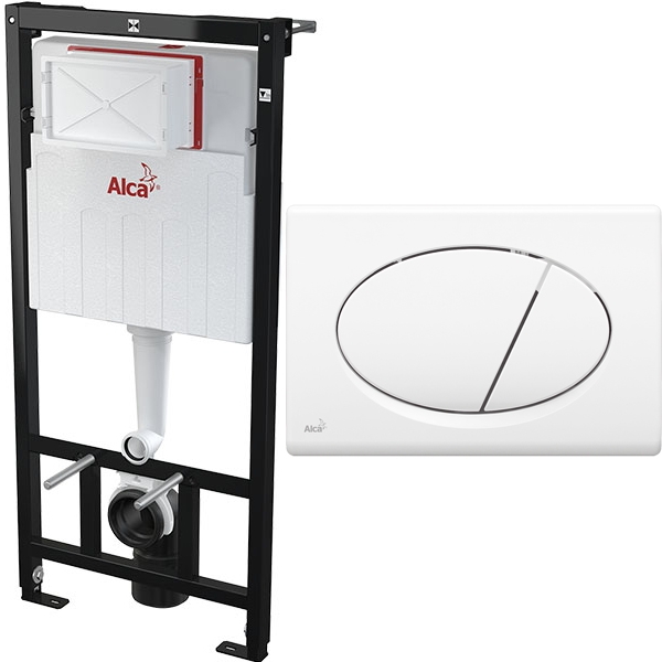 Alca plast SET 3 V 1 AM101/1120+M70-0001 Инсталляция + кнопка белая