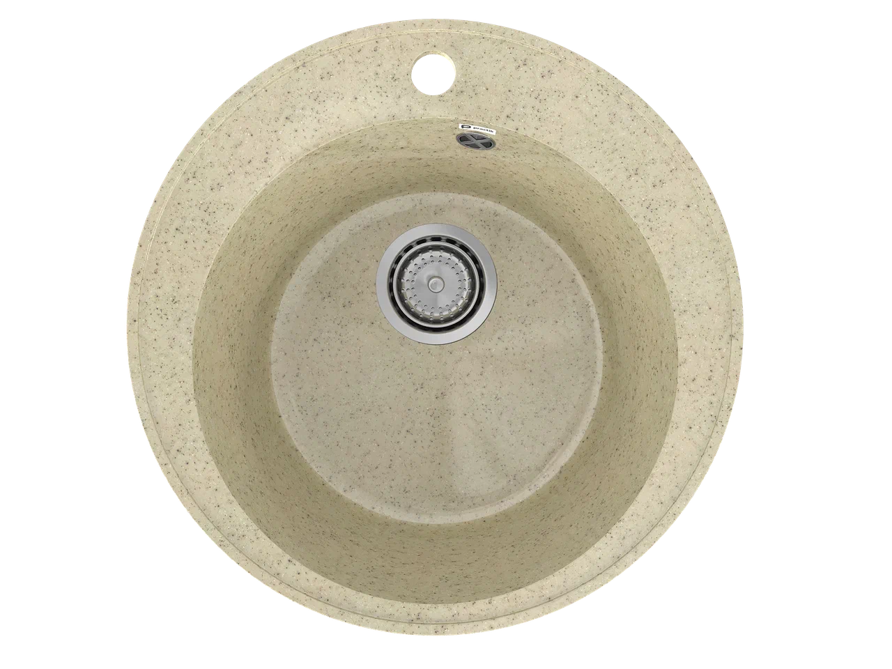 PR-M 475-002 Мойка Practik d475 СЛОНОВАЯ КОСТЬ без сифона