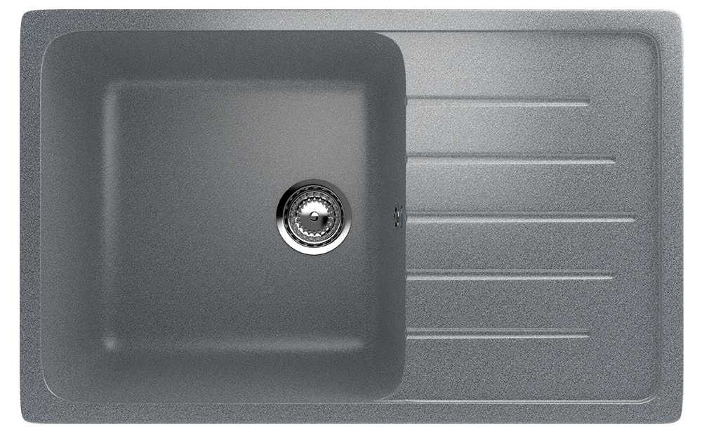 U-400-309 Мойка Ulgran 750*500 ТЁМНО-СЕРАЯ