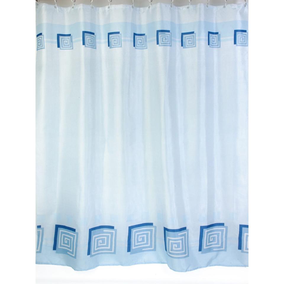 Штора для ванной полиэстр (ткань) 180х200 ZALEL YQL-1031 blue