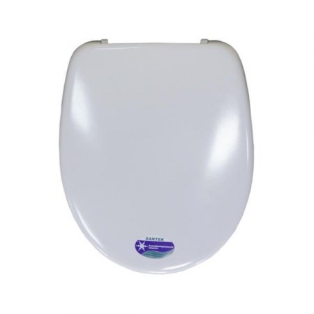 Сиденье "Бореаль" дюропласт тонкое SOFT-CLOSE /Santek/ 1WH501688 (для подвесного)