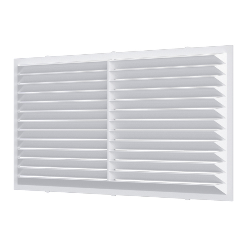 Решетка вент. пласт. с сеткой 110х220мм ЭВЕНТ П1122С белая