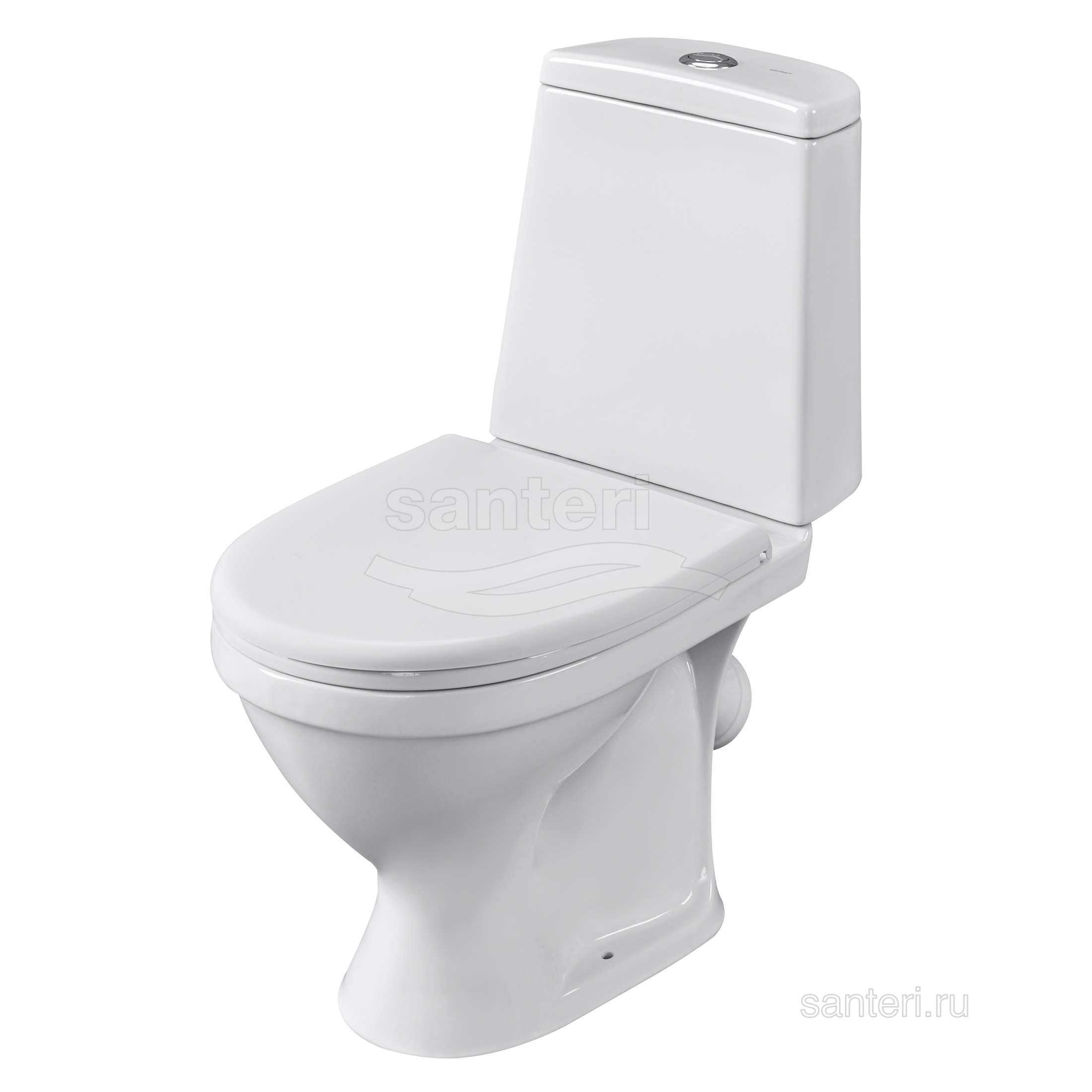 Унитаз-компакт "Прайм-комфорт" 2РА БЕЛЫЙ /Santeri/
