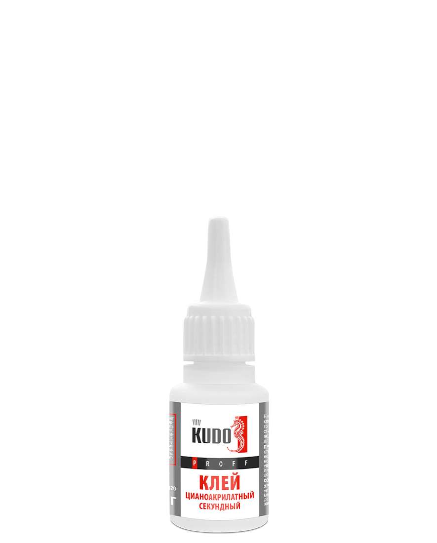 Клей цианоакрилатный секундный KUDO SMB-020
