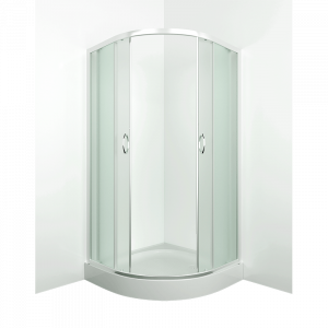 Душ. уголок 90x90x195 ERLIT ER0509-C3 низкий поддон в комплекте, матовое стекло