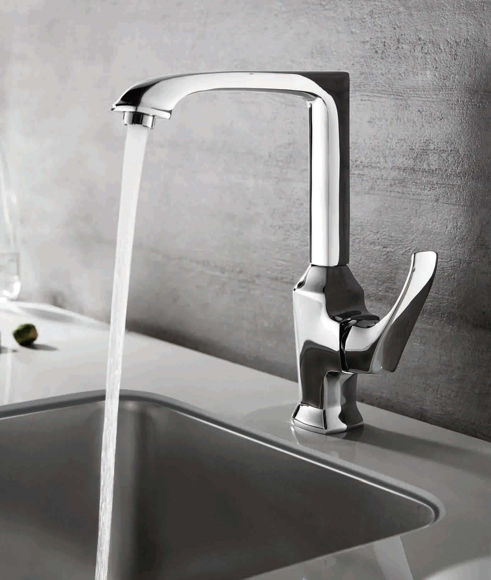 5356 Accoona Смеситель д/кухни высокий излив. Латунь (1/10)