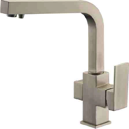 5179-6A Accoona Смеситель д/кухни высокий с фильтром квадр. Сатин (1/10)
