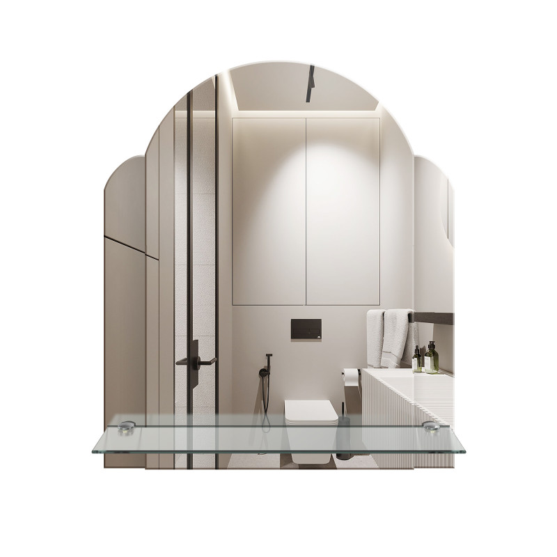 Зеркало "Виктория мал" 510x575мм В065**