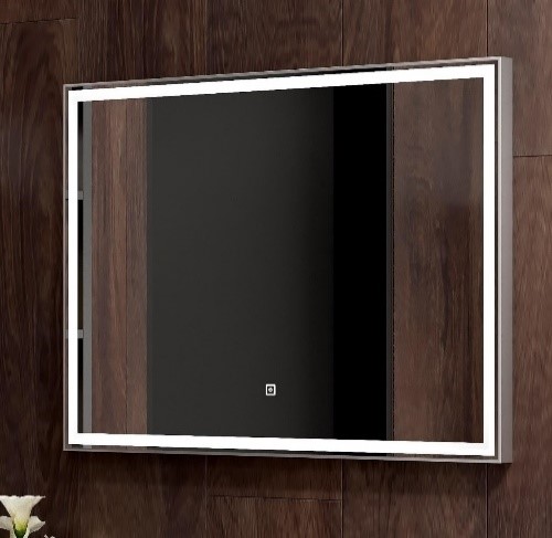 Зеркало с Led-подсв. "Aralia " сенсор 800х600 Белое ЗЛП577