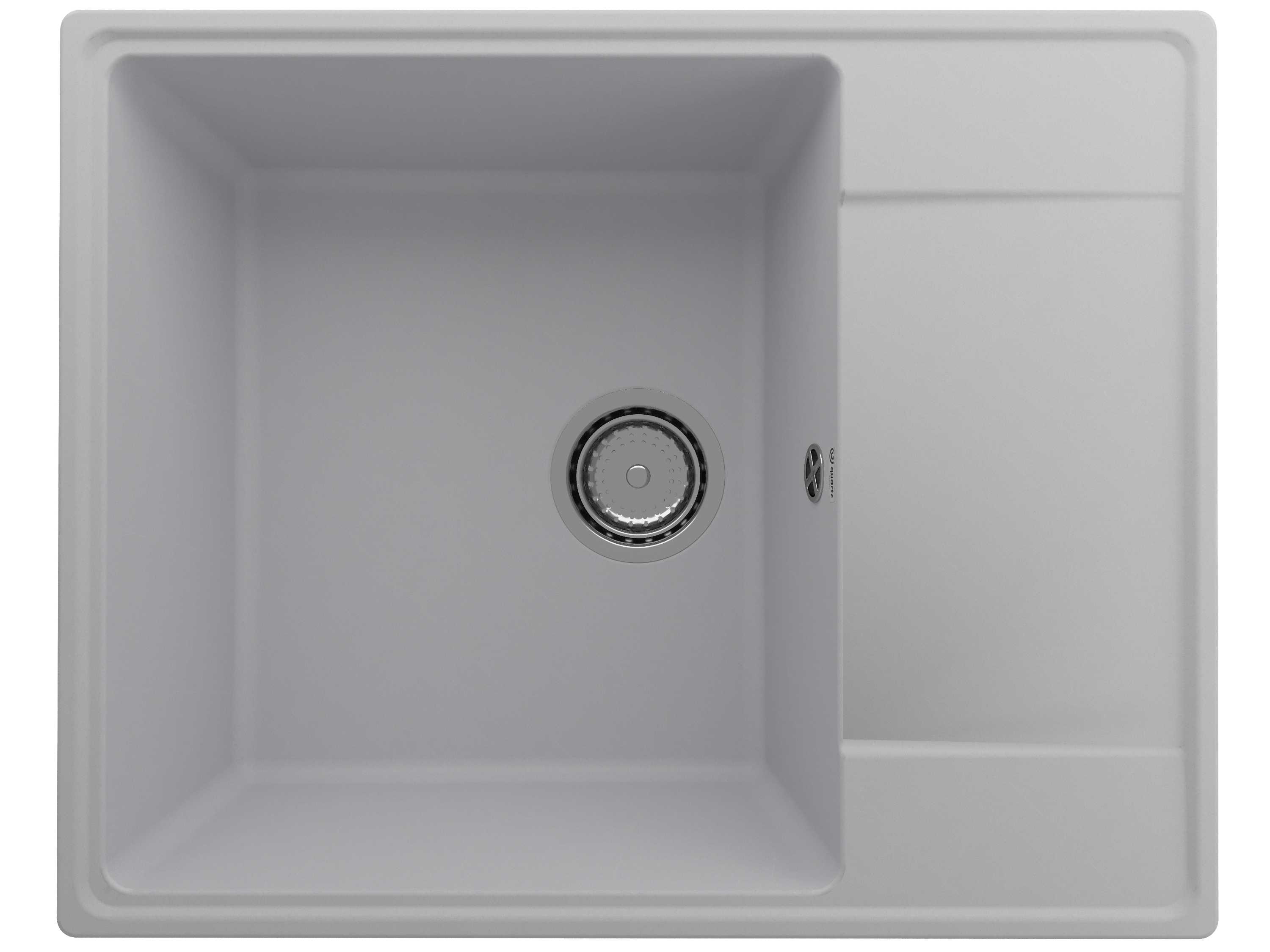 Мойка ULGRAN Quartz 605*485 Prima 605-04 ПЛАТИНА