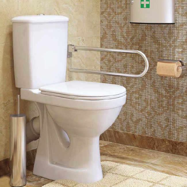 Унитаз-компакт "Персона" белый для инвалидов /Ст. Оскол/