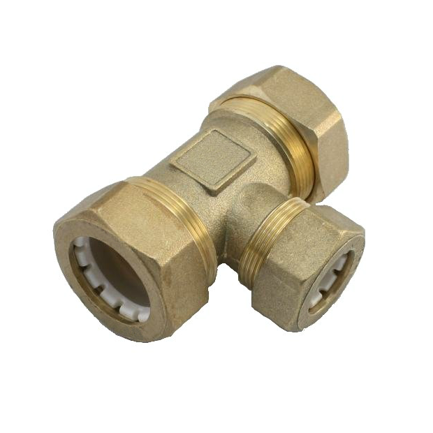 Тройник обжимной медный  20X15X20 VP201520 "VER-PRO" (60/10шт)