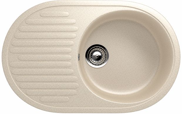U-107-328 Мойка Ulgran 730*460 овальная БЕЖЕВАЯ