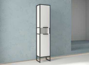 SL Пенал "ЛОФТ 3" 40 напольный БЕЛЫЙ МАТОВЫЙ