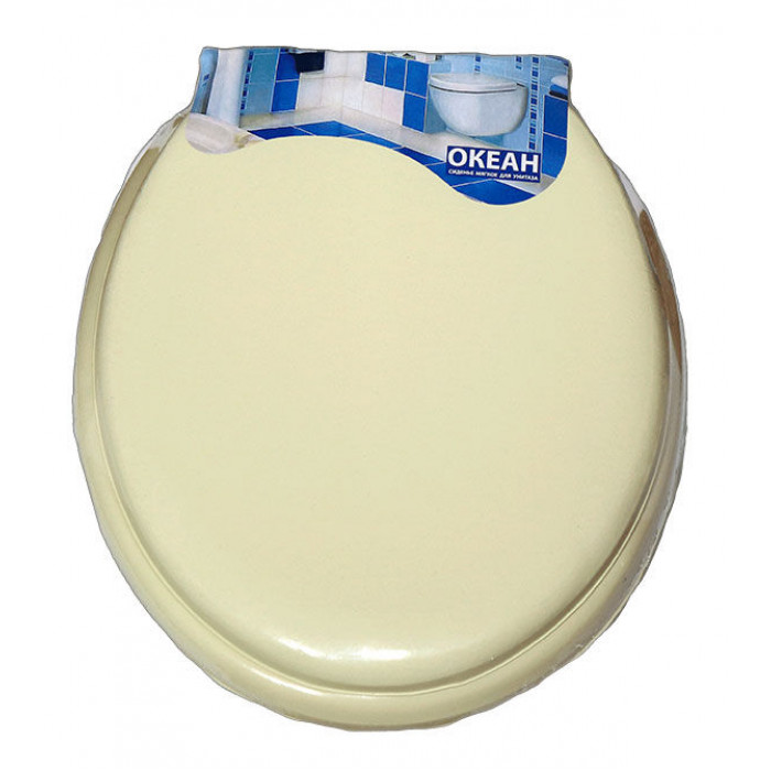 Сиденье для унитаза мягкая "ZALEL" крем (1/17)