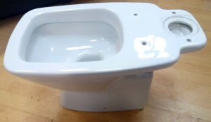 Чаша подвесного унитаза "Бореаль" антивсплеск (Santek)