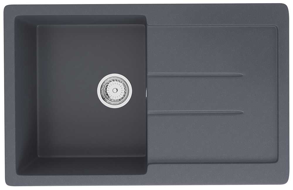 U-507-343 Мойка Ulgran 770*500 АНТРАЦИТ