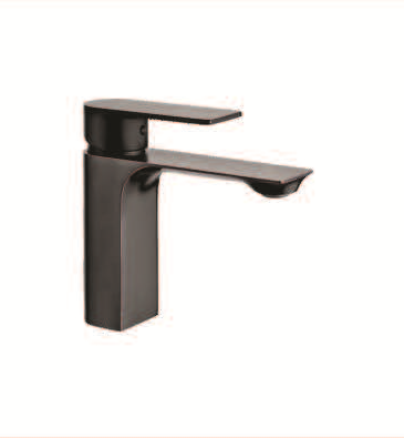 AF19005FW Смеситель для умывальника 35мм литой, черная бронза