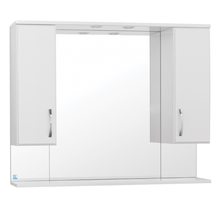 SL Зеркальный шкаф "ЗШ-900/С" с подсветкой