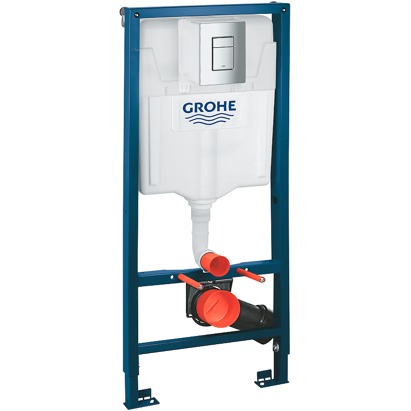 Grohe Solido 38811000 Инсталляция для унитаза с клавишей смыва. Хром