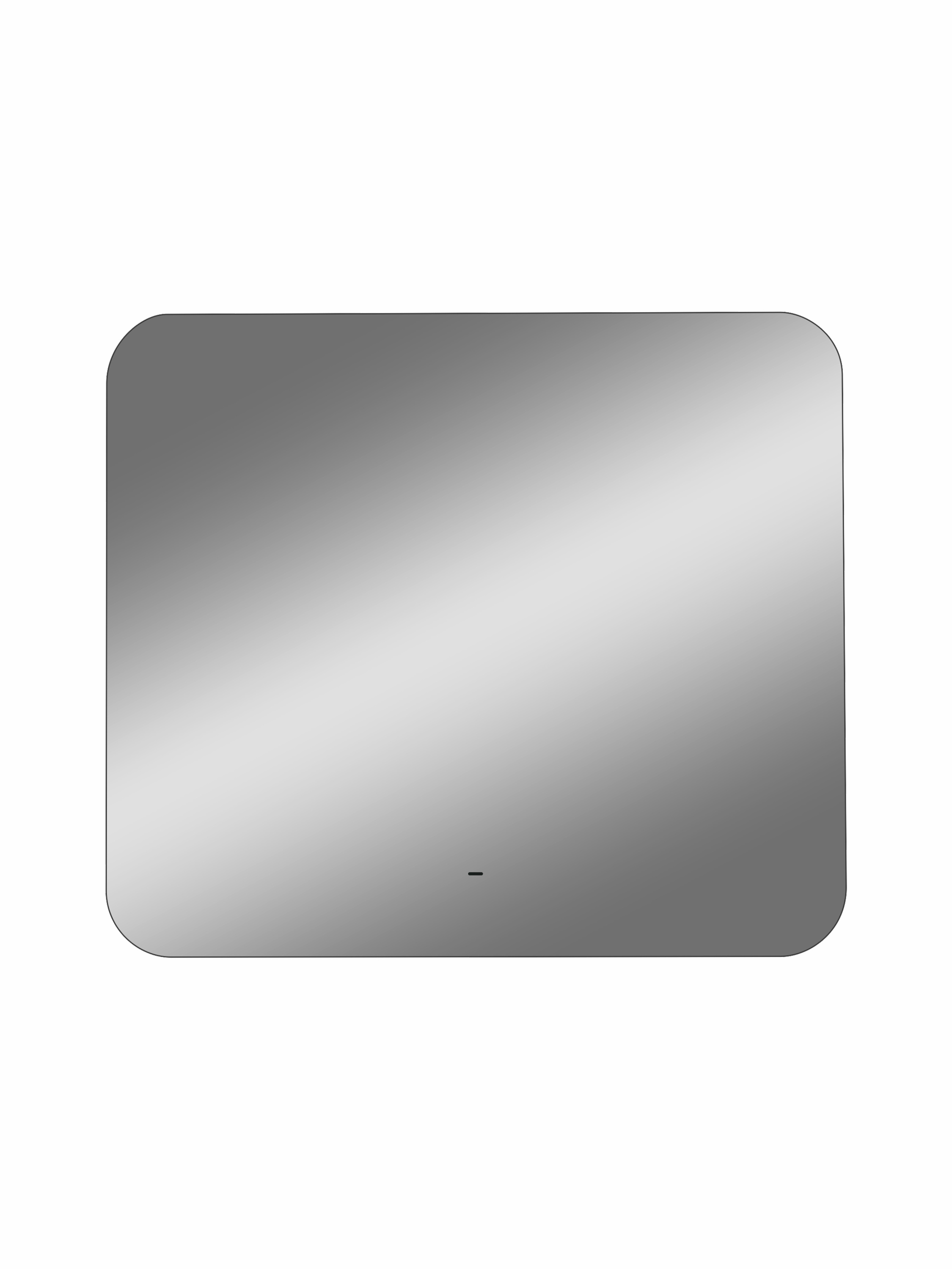 Зеркало с Led-подсв. "Burzhe" 800х700 беск. сенсор, холодная подсветка ЗЛП2457