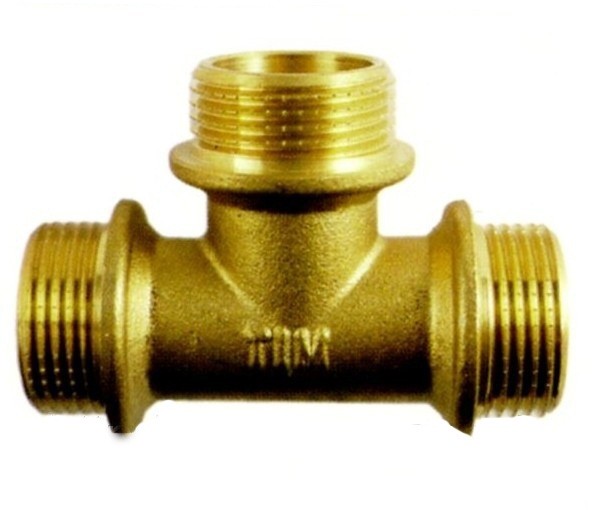 Тройник   1/2"НР ЛАТУНЬ TH333 ViEiR (10/100)
