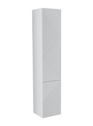 VELVEX Пенал повесной Edge 350 белый глянец