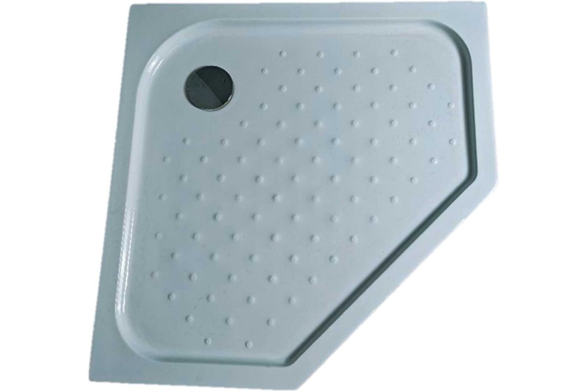 Поддон 90х90х17 ERLIT ER9017V-1 пятиугольный, в сборе